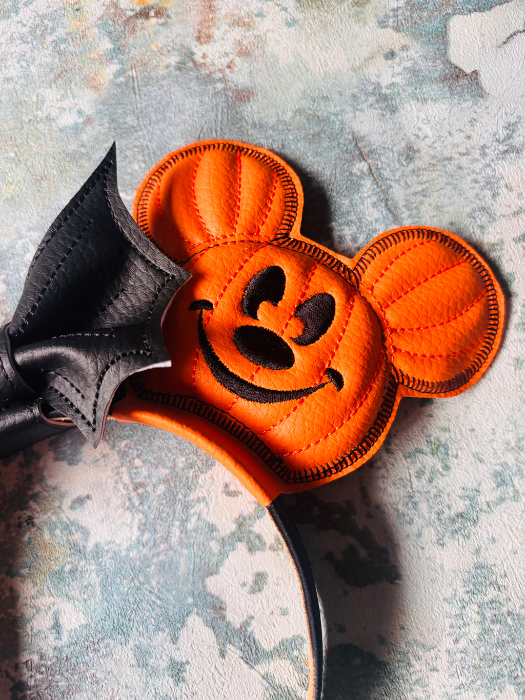 Pumpkin Mouse ear headband