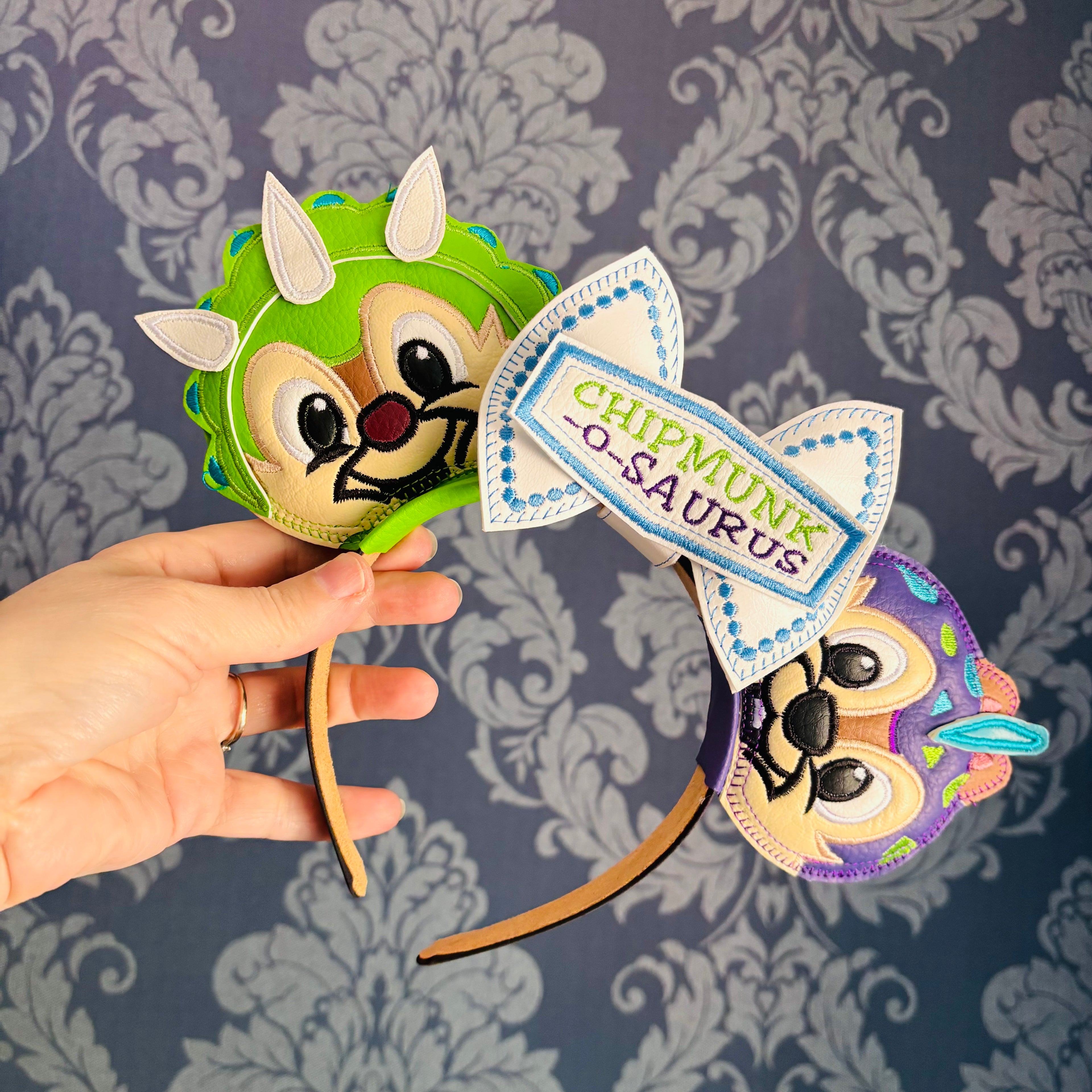 Animal Kingdom Chipmunk-o-saurus ear headband
