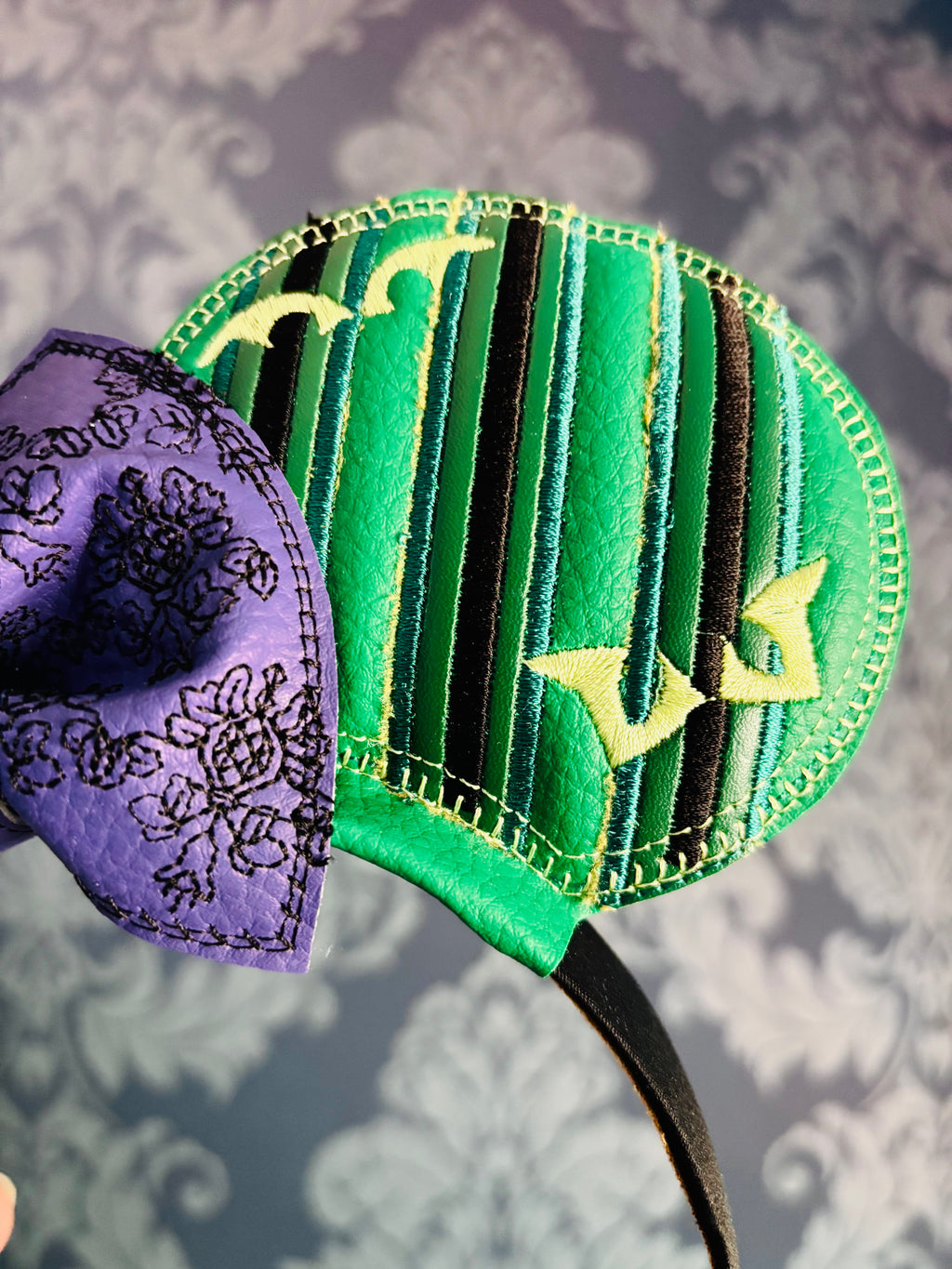 Haunted House Stripes ear headband