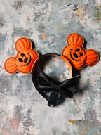 Pumpkin Mouse ear headband