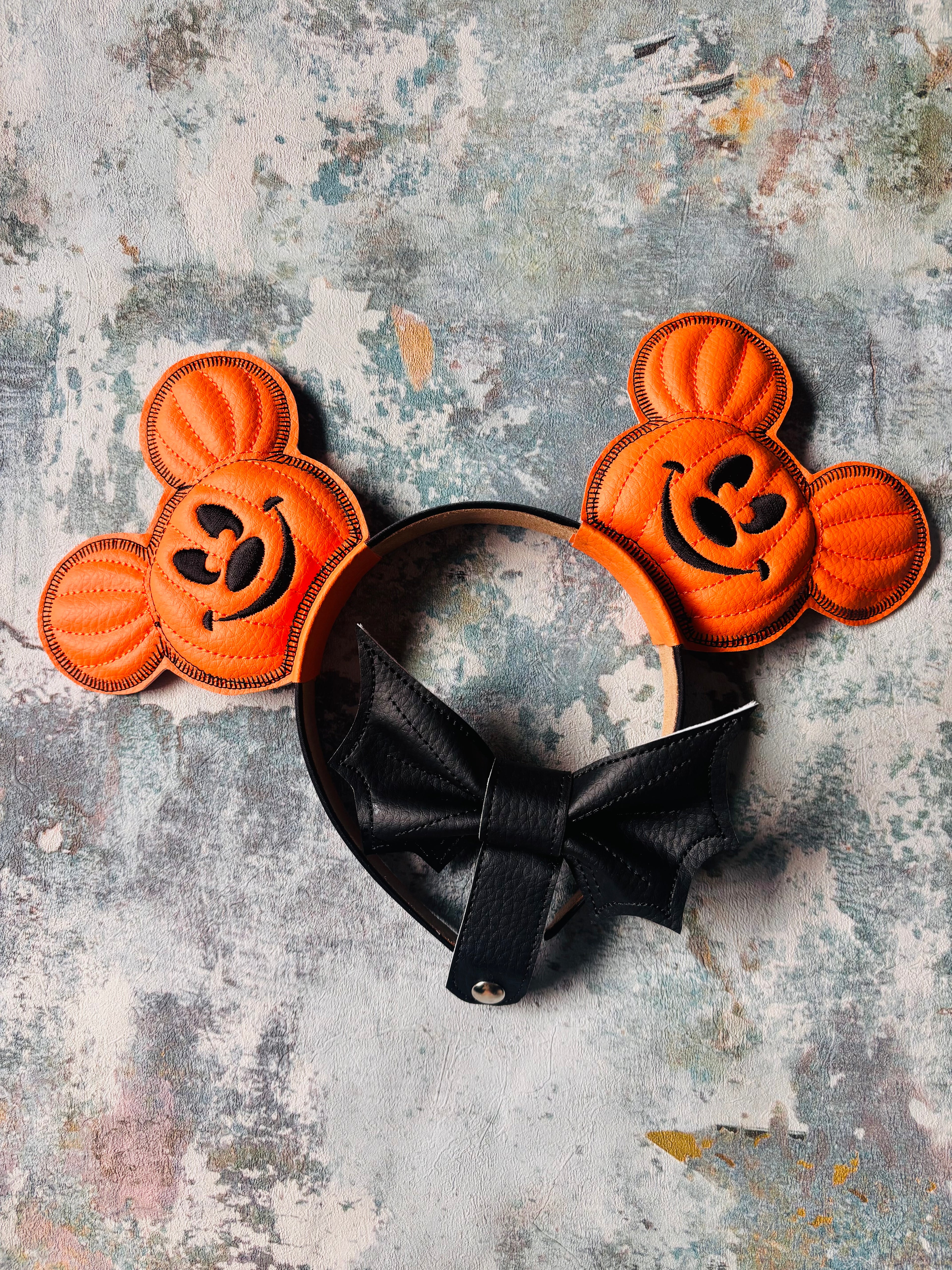 Pumpkin Mouse ear headband