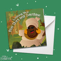 Blue Skies and Sunshine Greetings Card