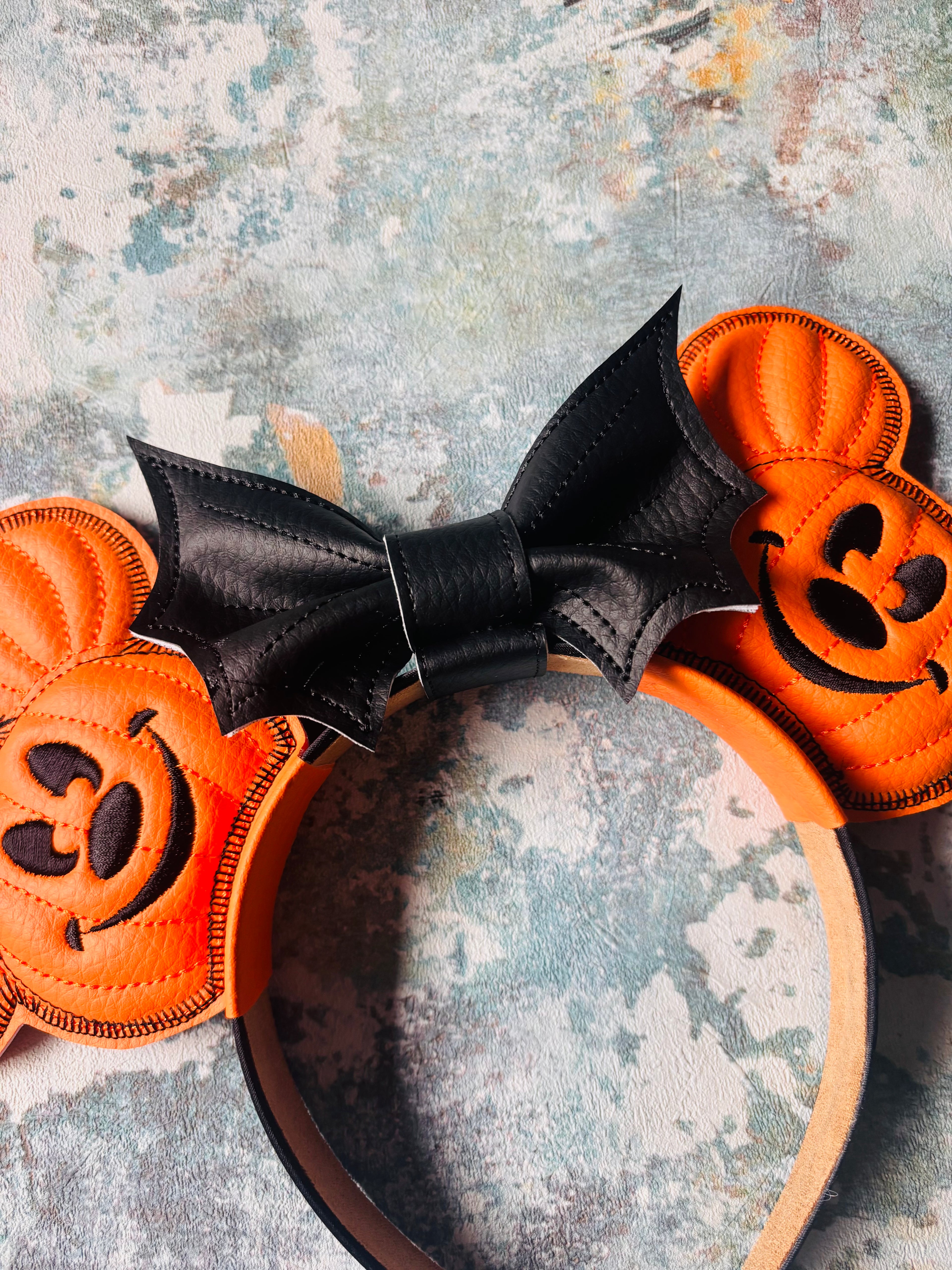 Pumpkin Mouse ear headband