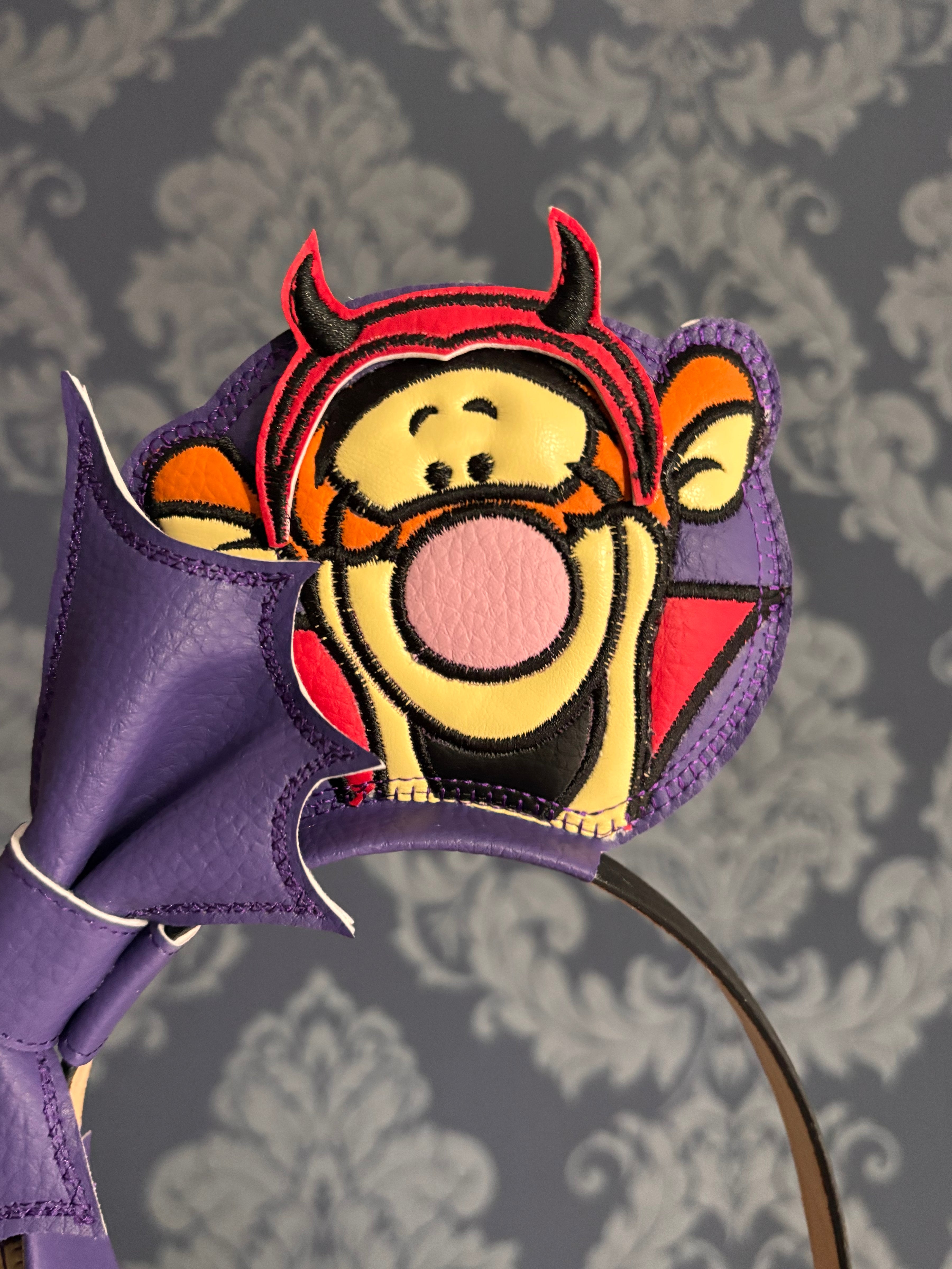 Devil Tiger themed ear headband
