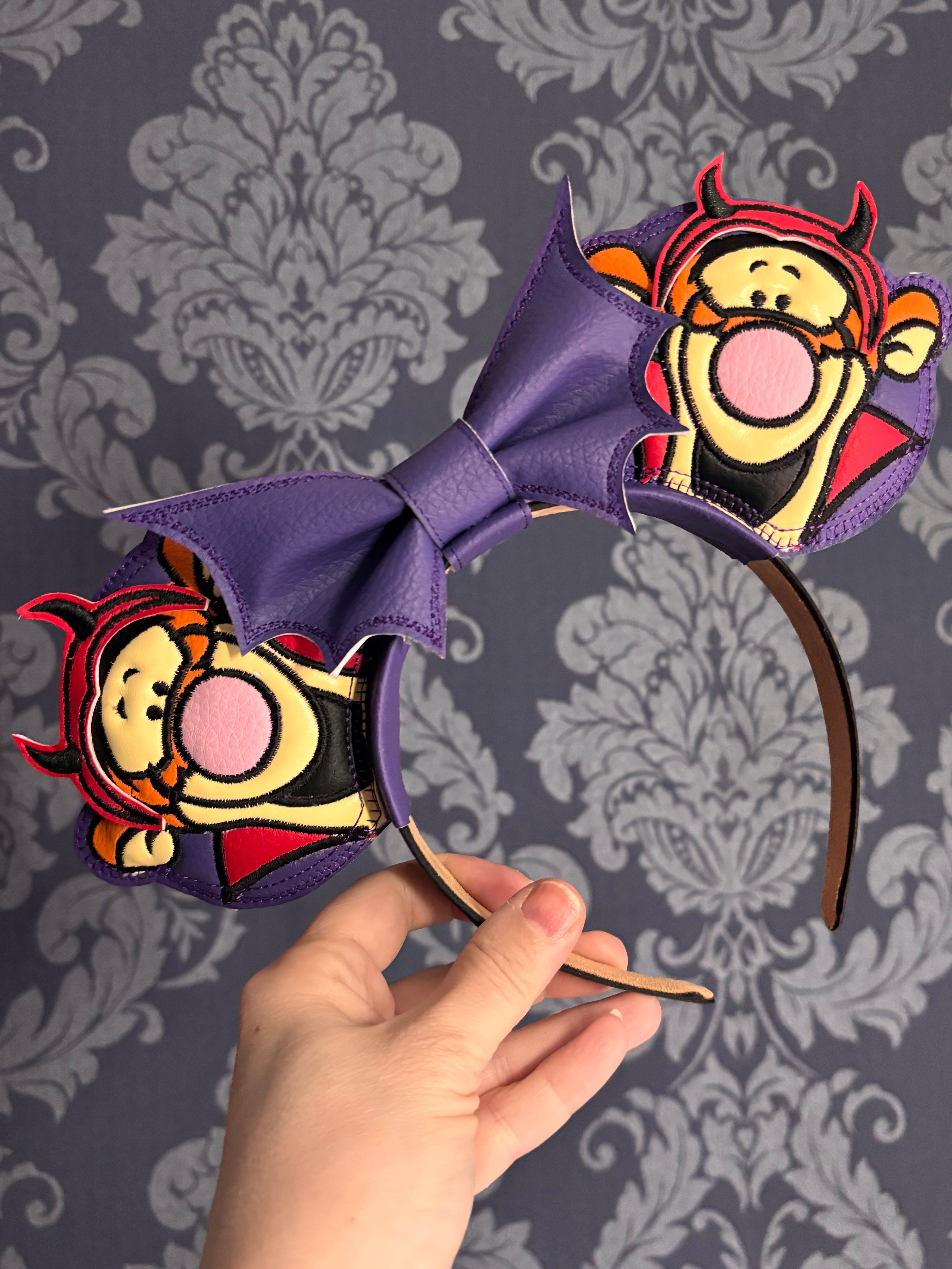 Devil Tiger themed ear headband