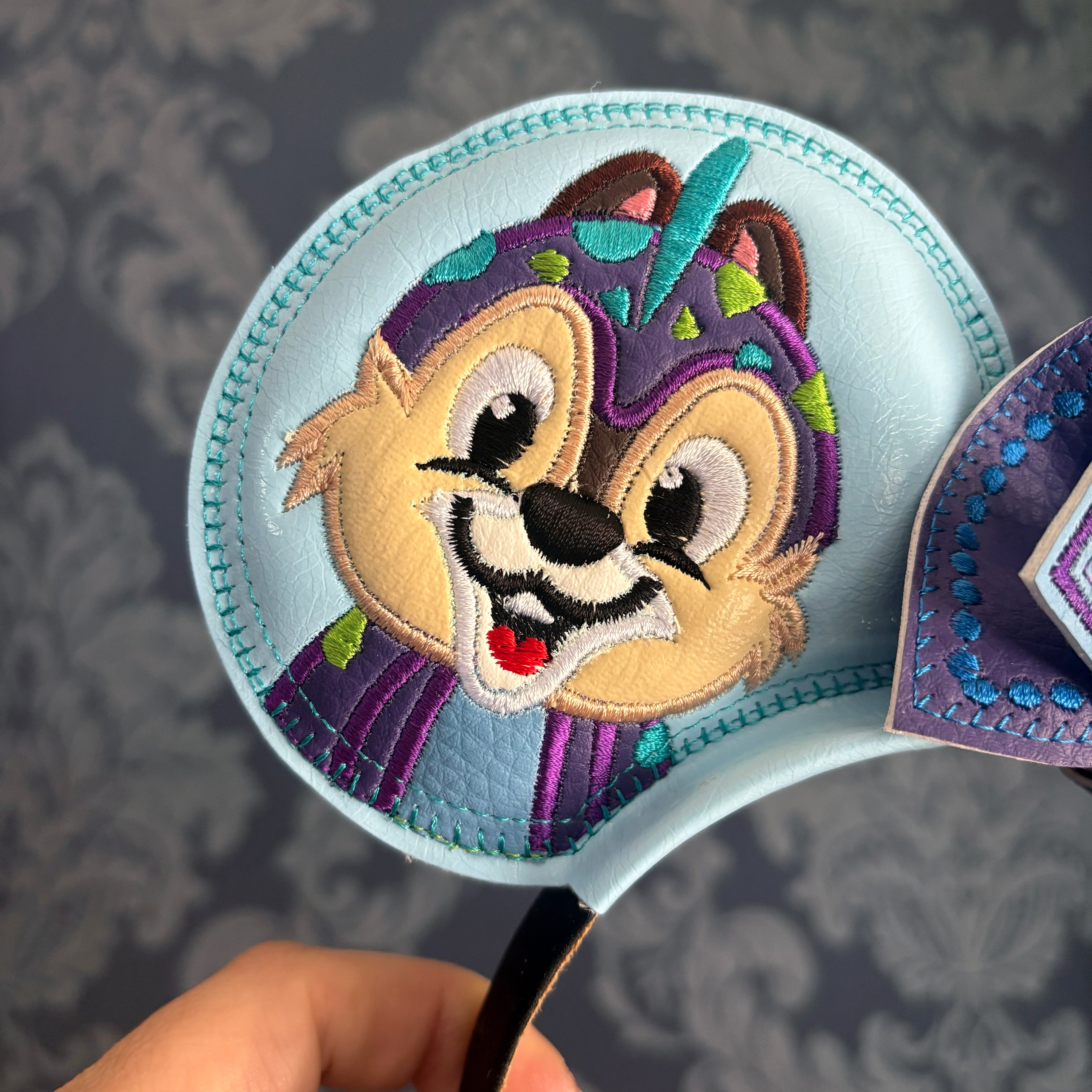 Animal Kingdom Dinosaur Chipmunk ear headband