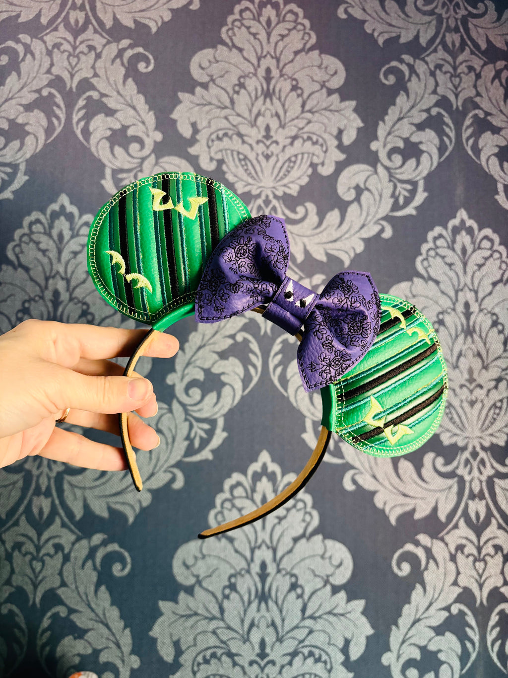 Haunted House Stripes ear headband