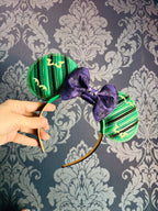 Haunted House Stripes ear headband