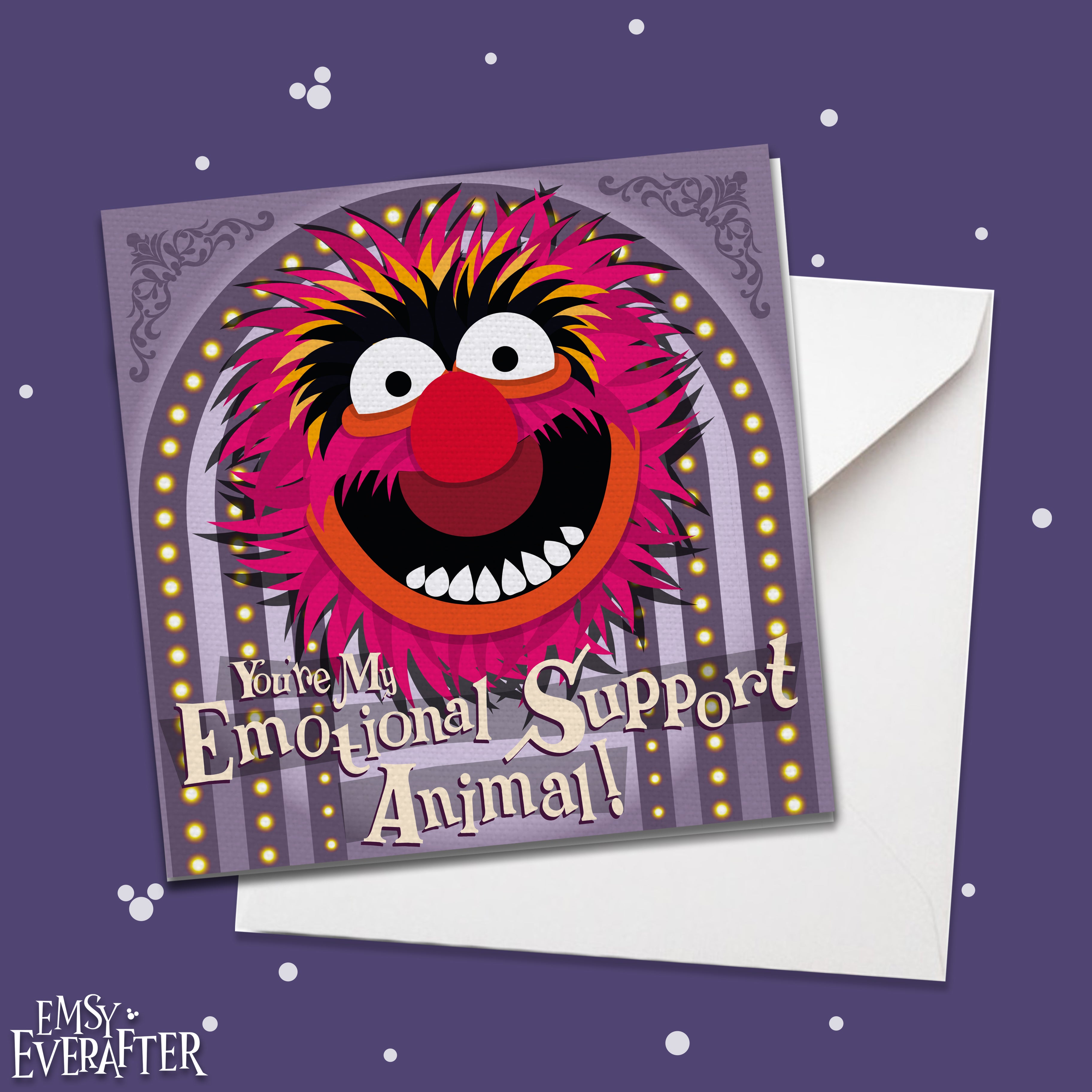 Emotional Support Animal  Greetings Card