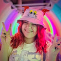 Figgy Horned Bucket Hat