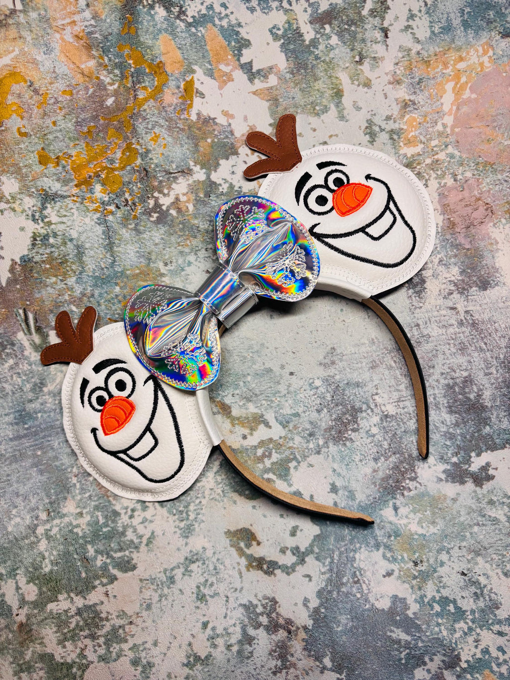 Samantha? Snowman ear headband