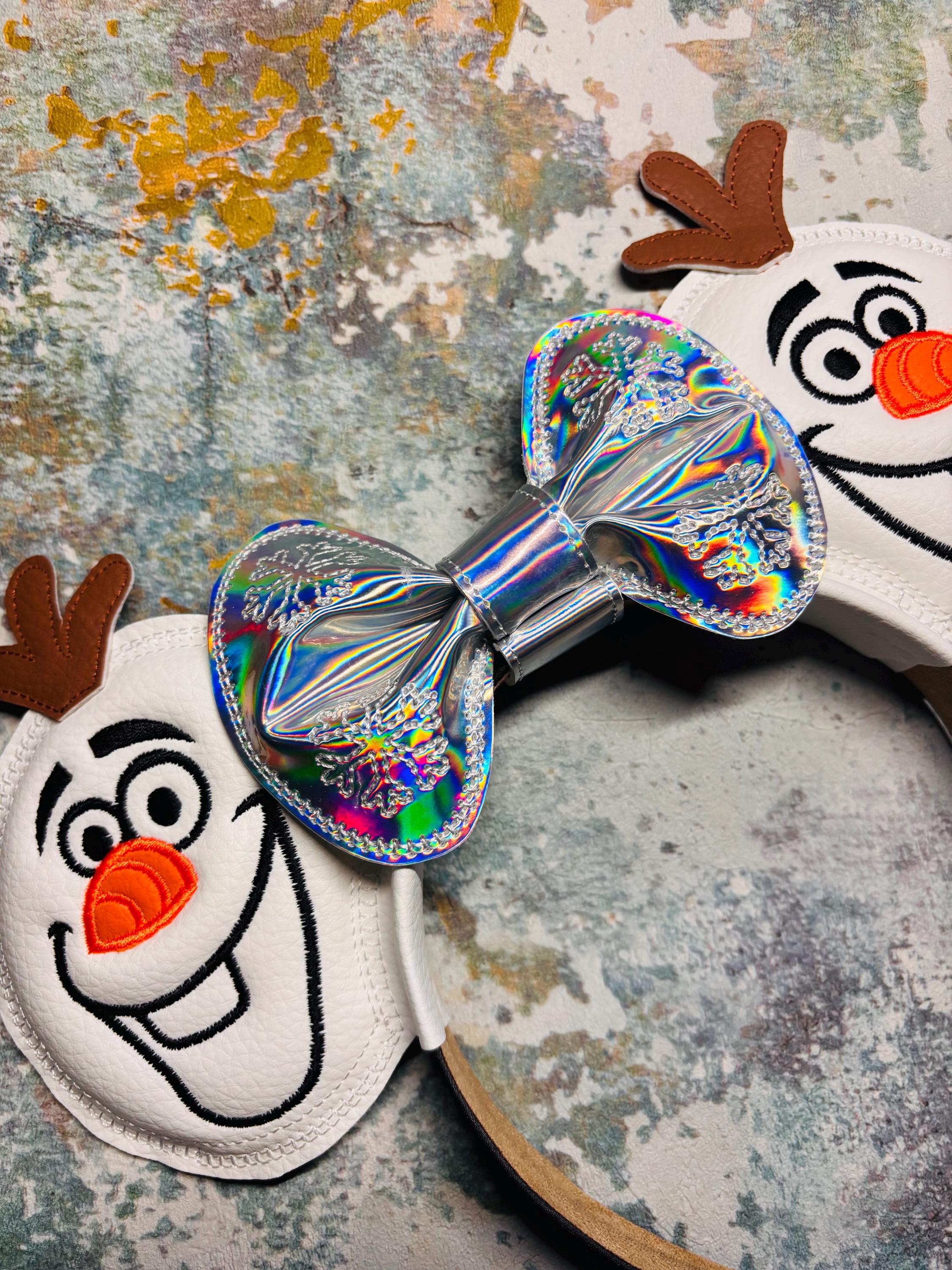 Samantha? Snowman ear headband
