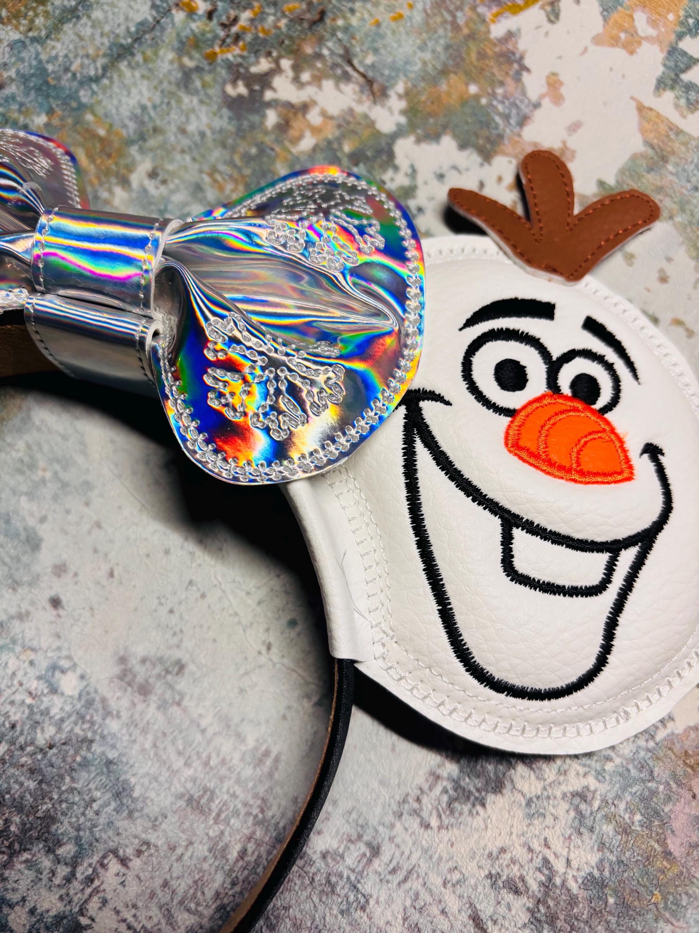 Samantha? Snowman ear headband