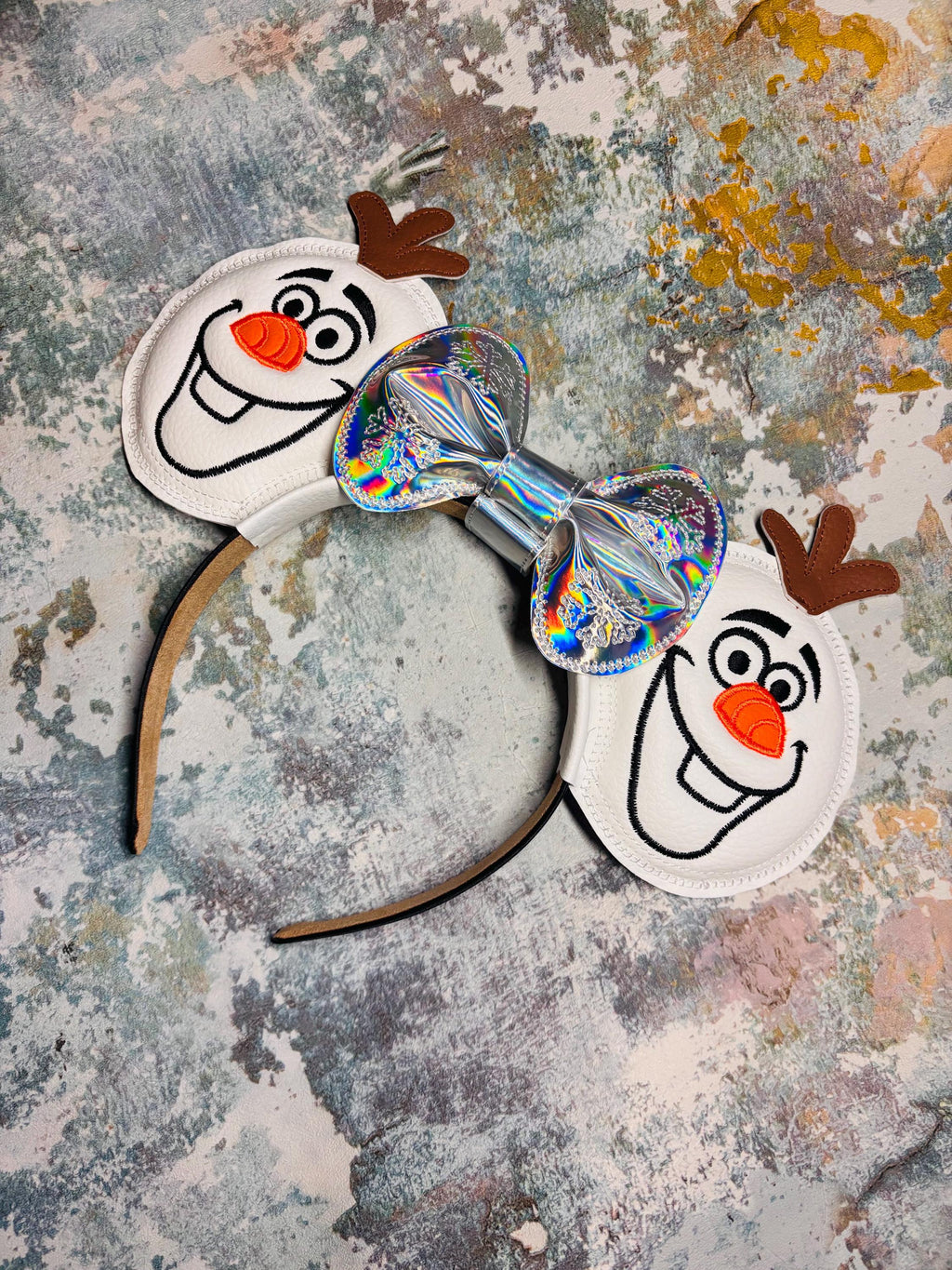 Samantha? Snowman ear headband