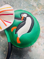 Jolly Holiday Penguins ear headband