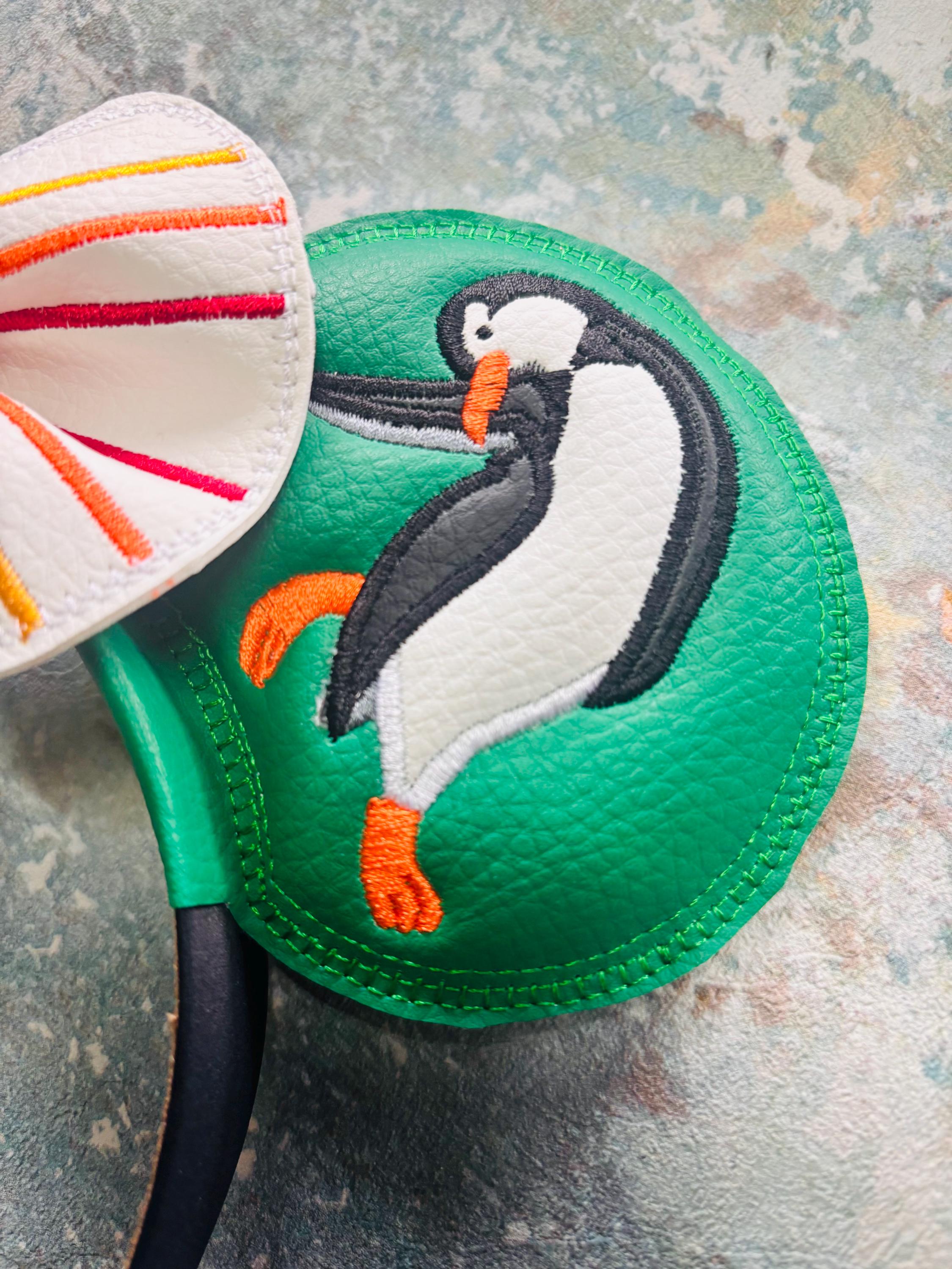 Jolly Holiday Penguins ear headband