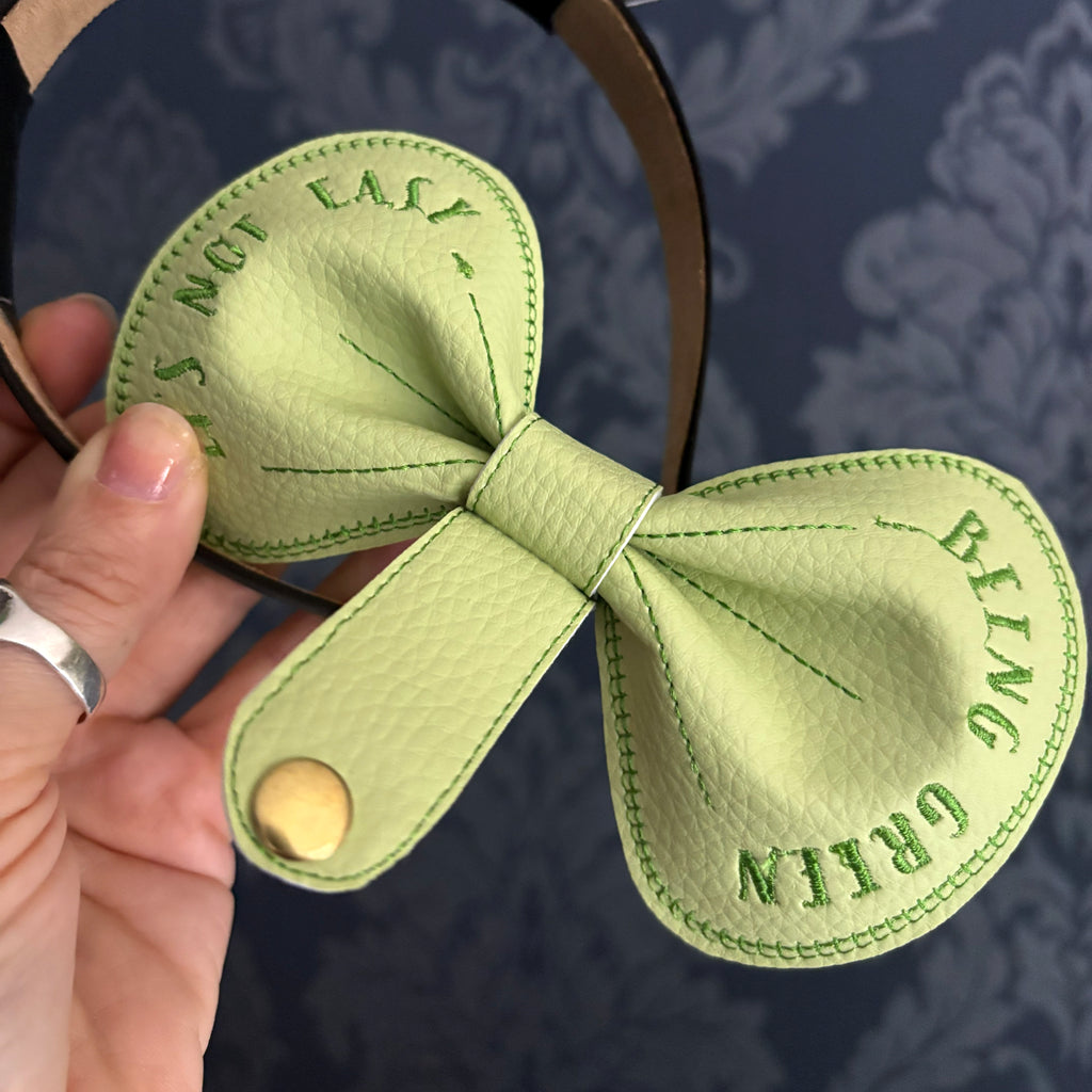 It's Not Easy Being Green Kermit ear headband