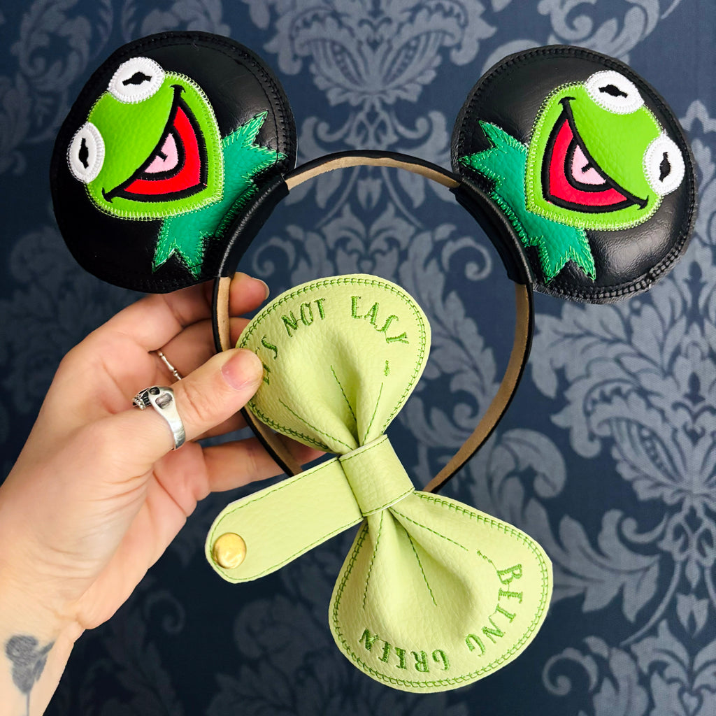 It's Not Easy Being Green Kermit ear headband