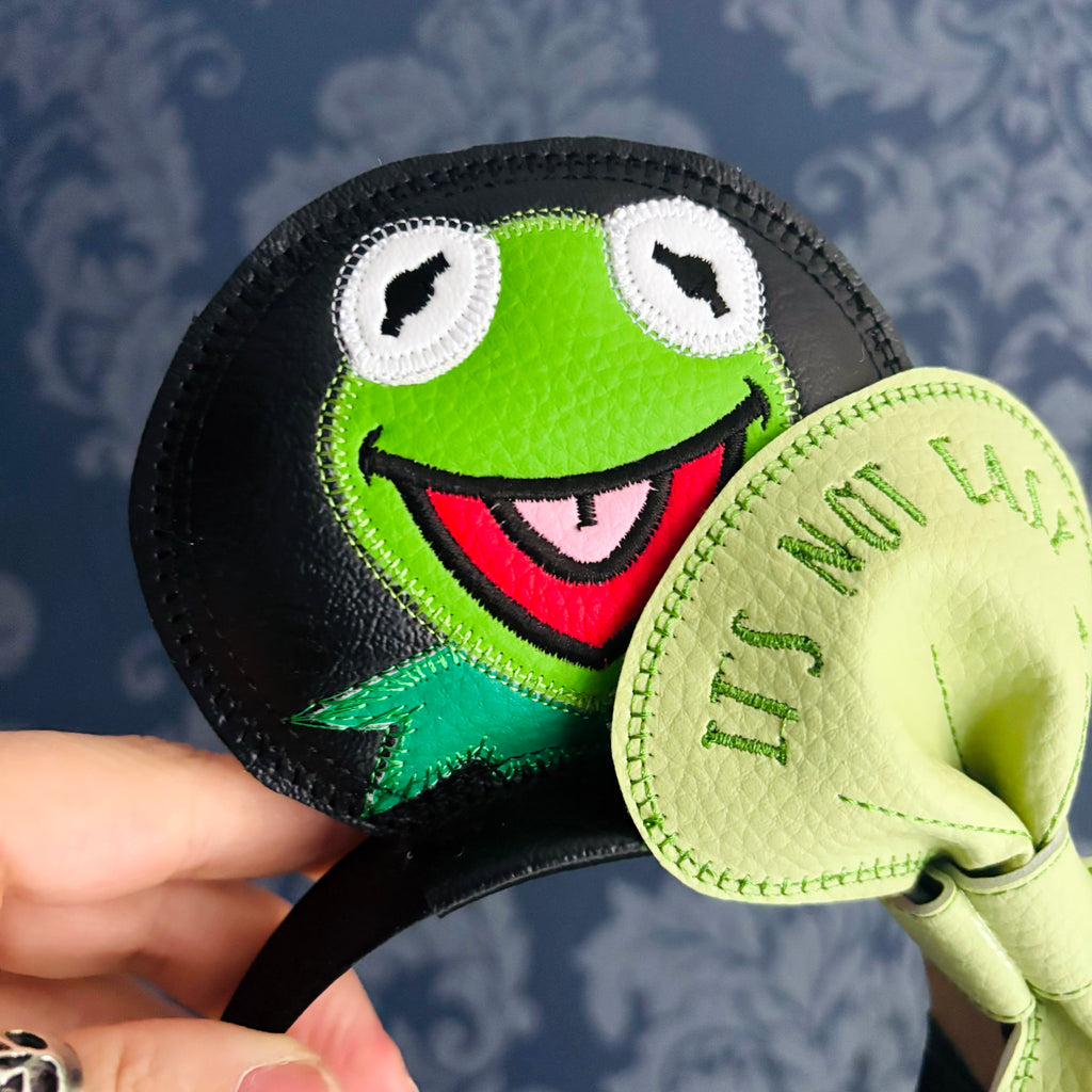 It's Not Easy Being Green Kermit ear headband