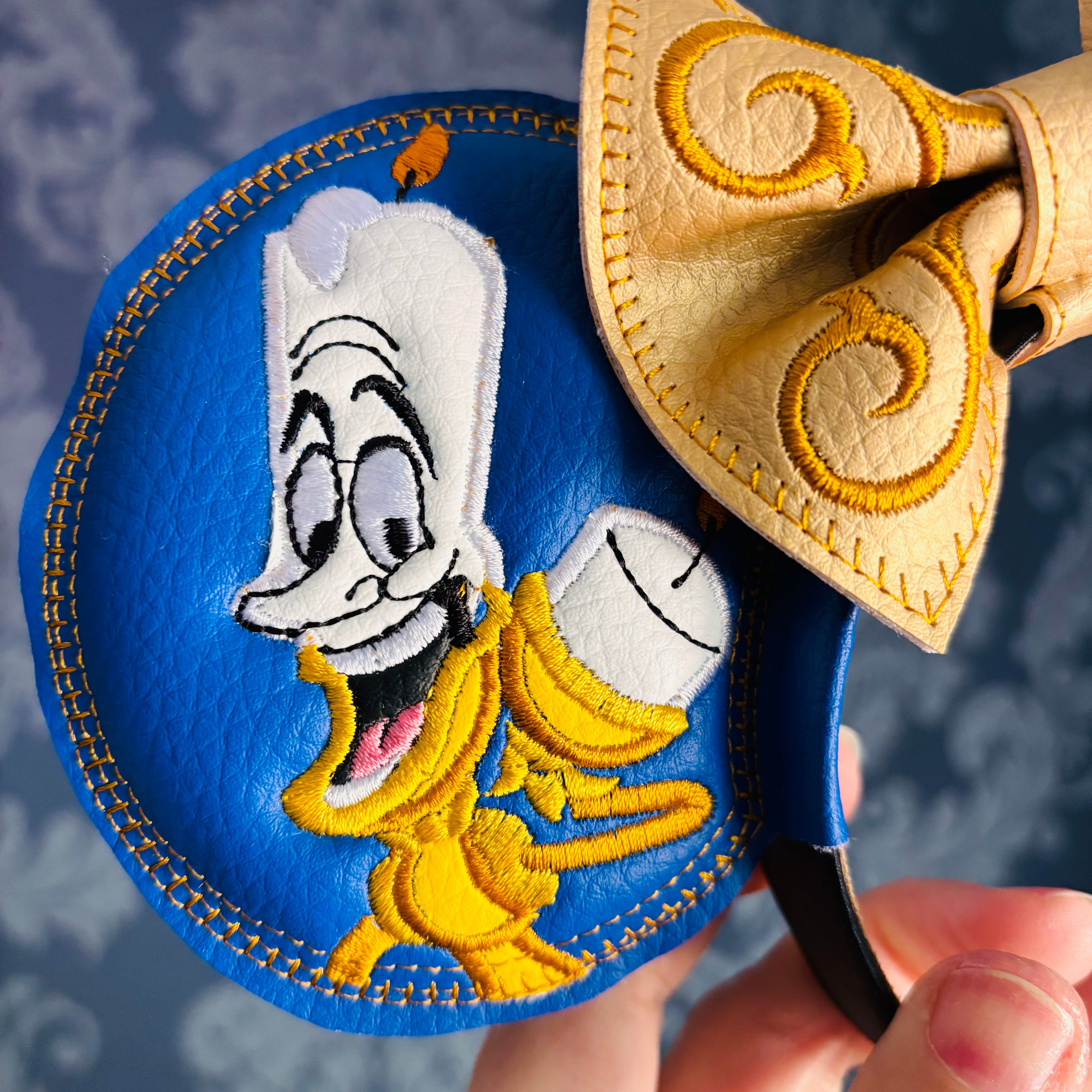Candle and Clock ear headband