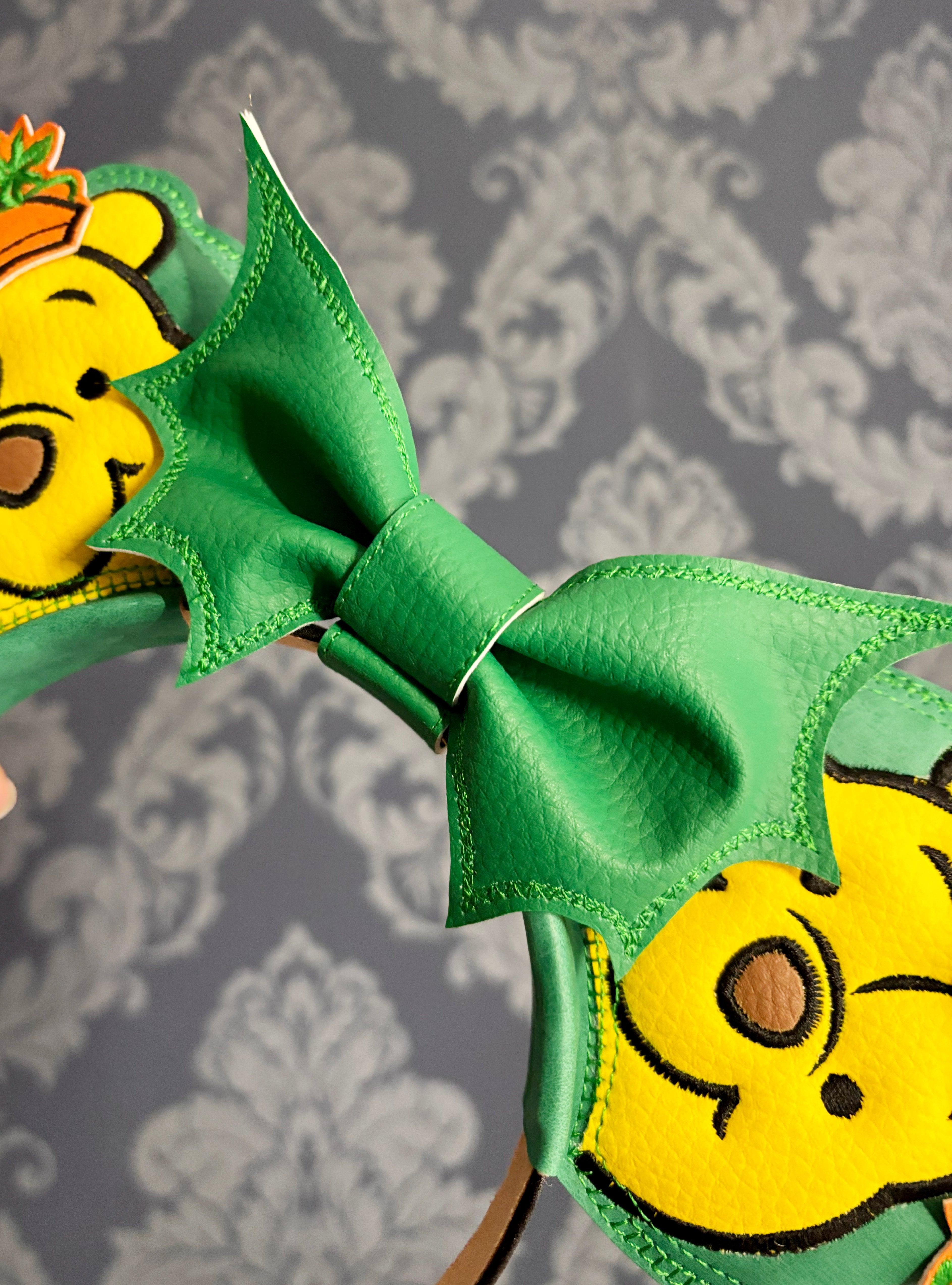 Pumpkin Bear themed ear headband