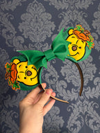Pumpkin Bear themed ear headband