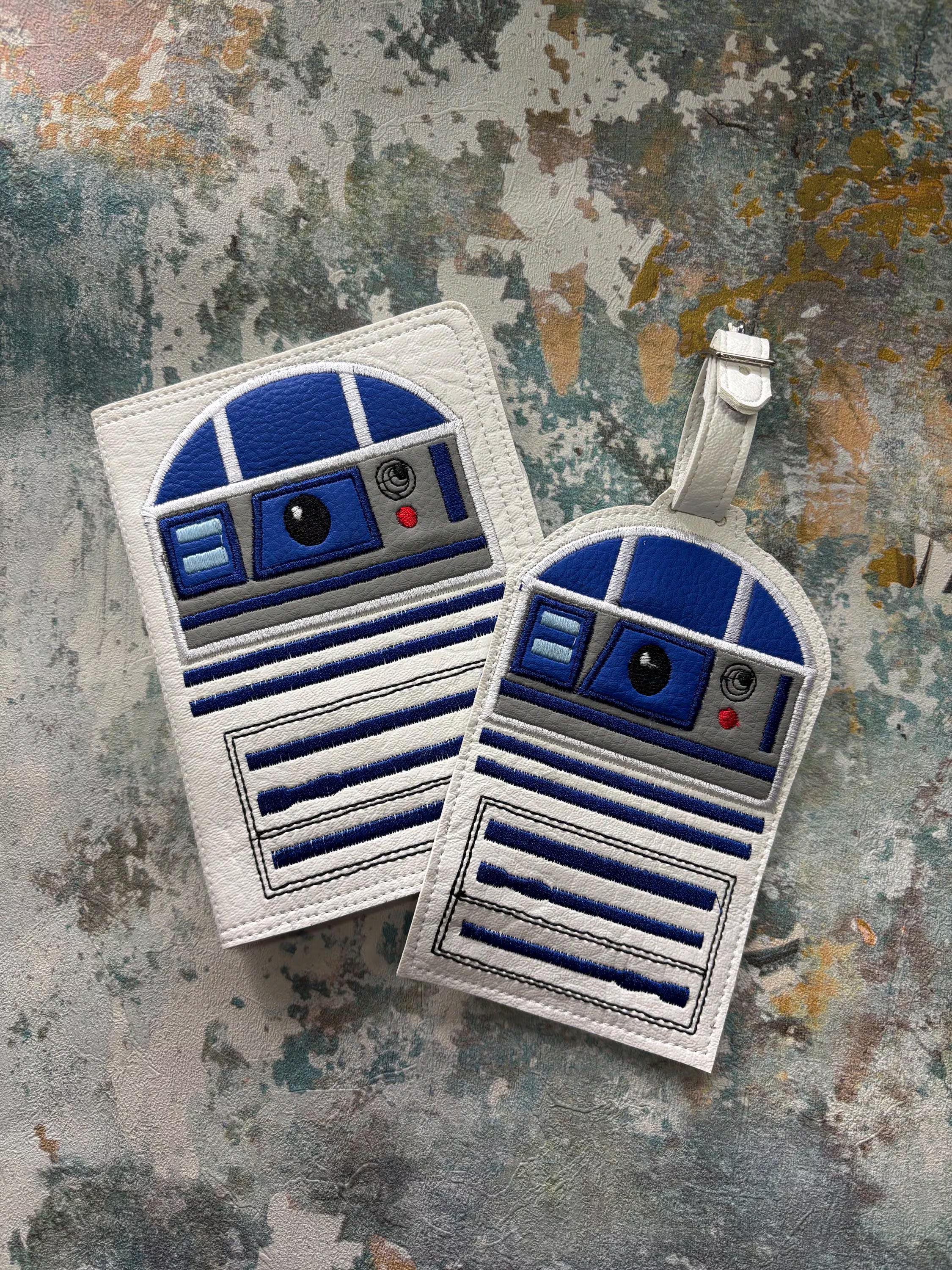 R2 Droid Passport Cover and Luggage Tag