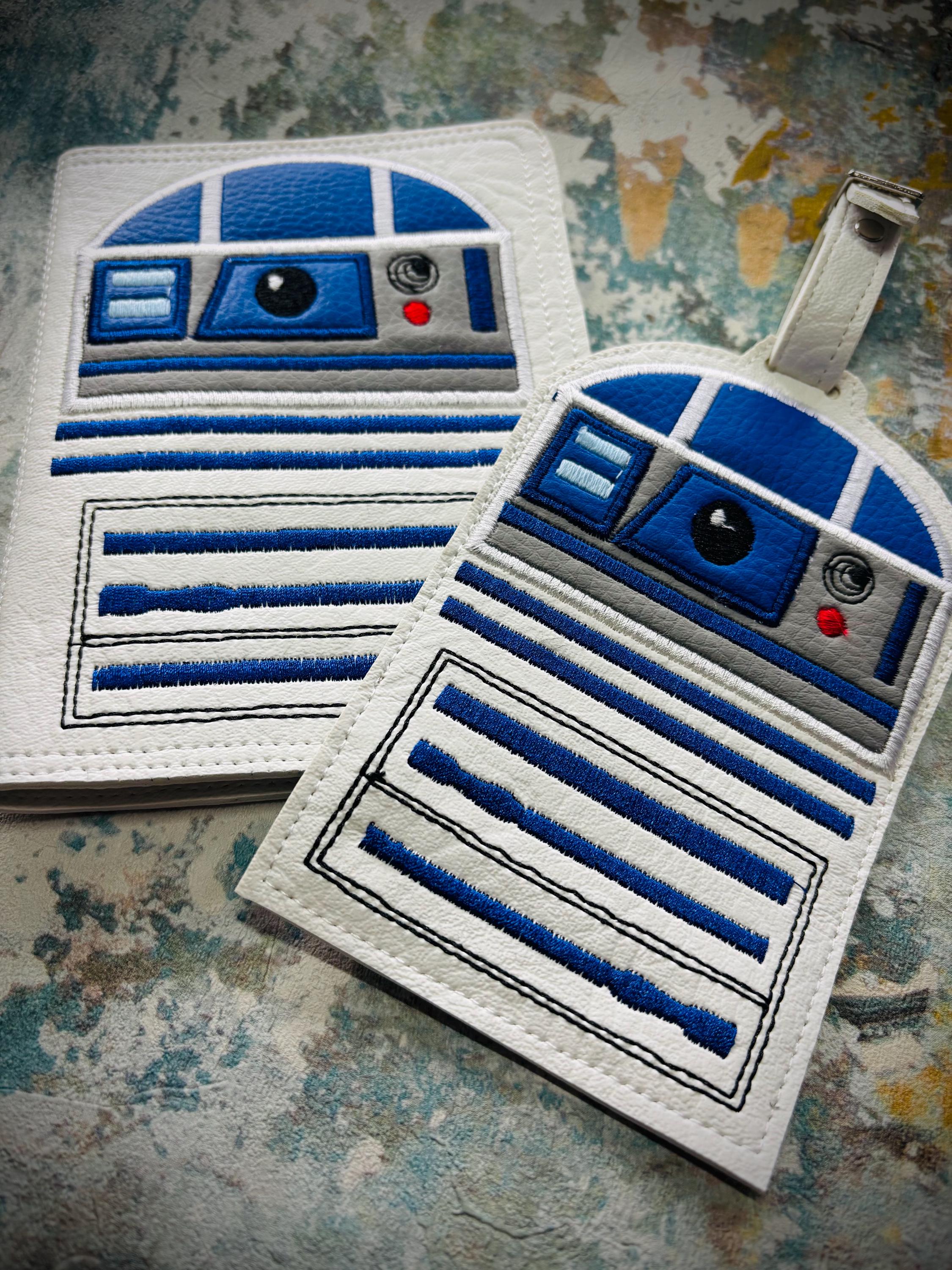 R2 Droid Passport Cover and Luggage Tag