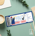 Sail A-wave Cruise Reveal Boarding Pass Gift.