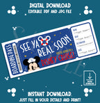 See Ya Real Soon Cruise Reveal Boarding Pass Gift