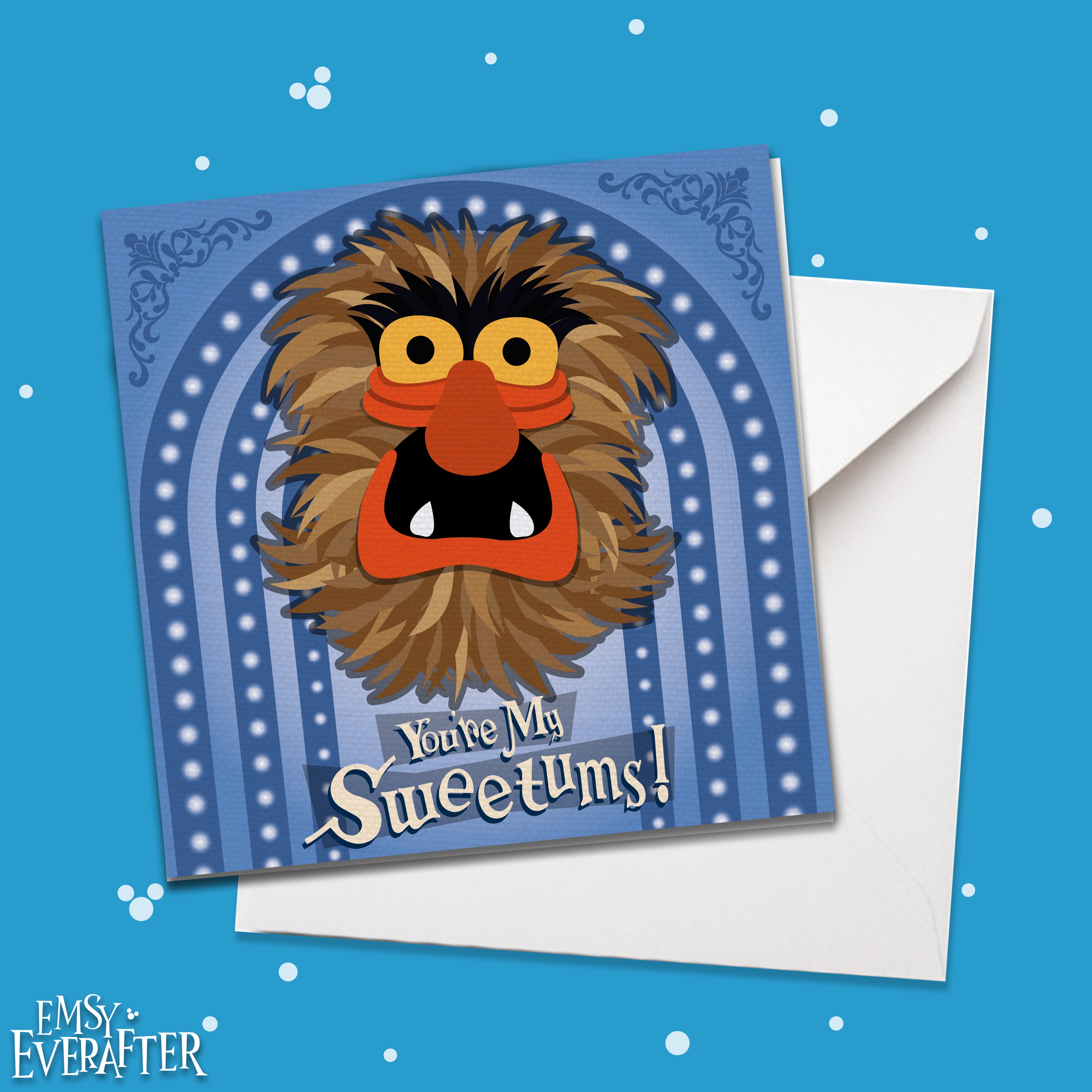 Schweetums Greetings Card