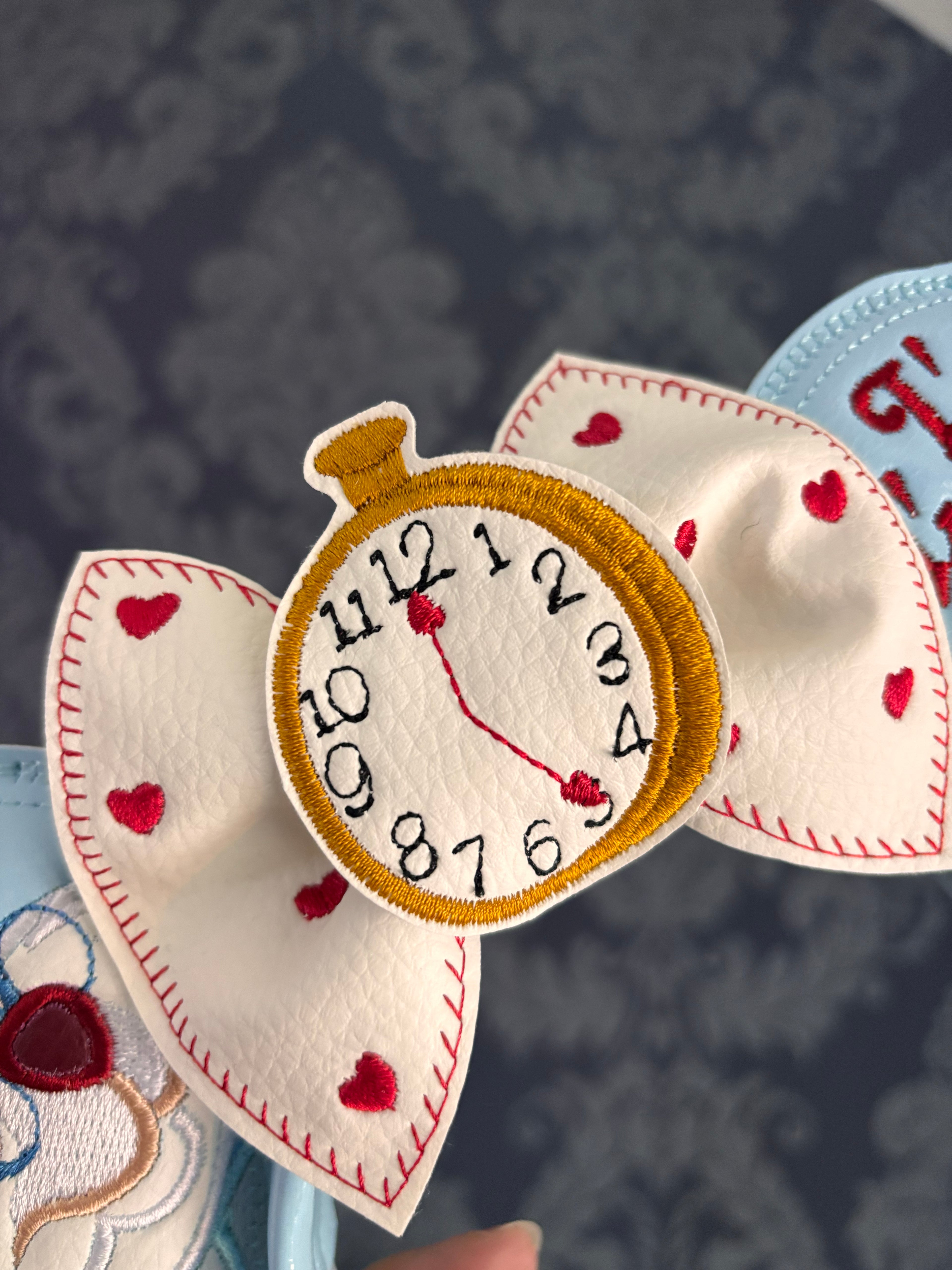 I’m Late, I’m Late! White Rabbit themed ear headband